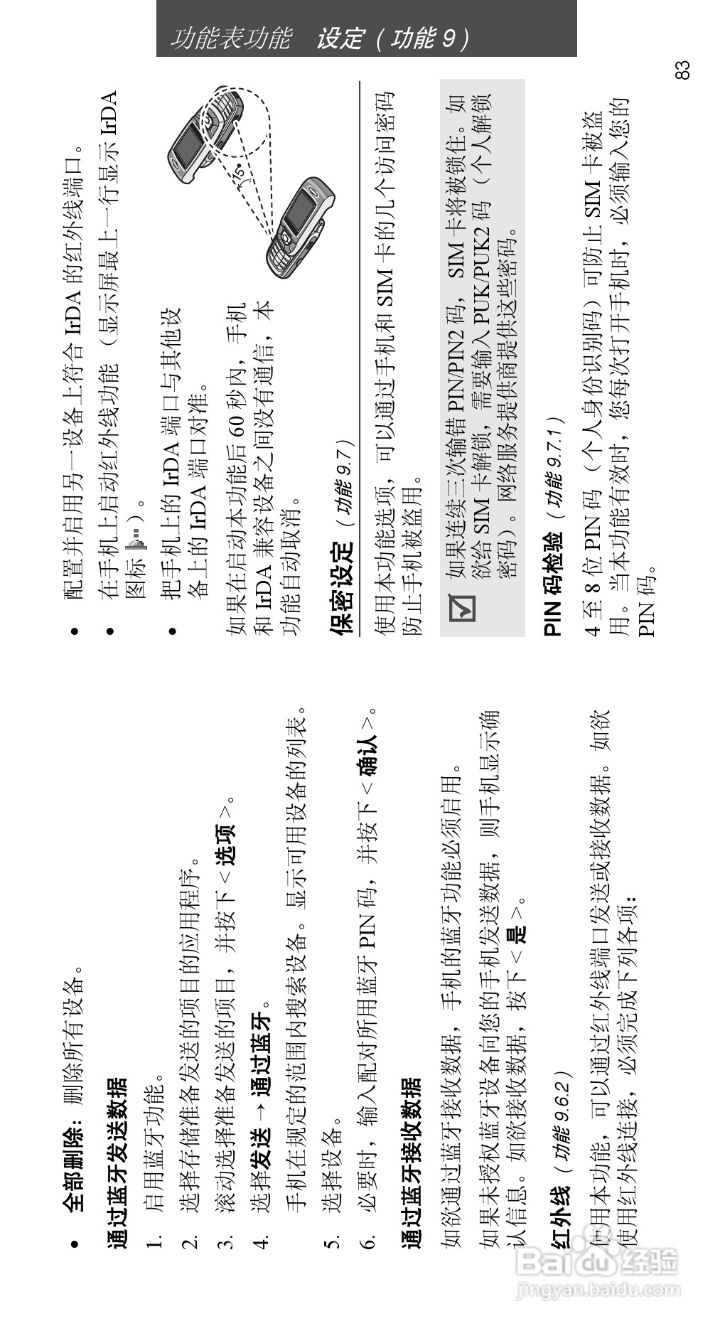 三星SGH-D508手机使用说明书:[9]