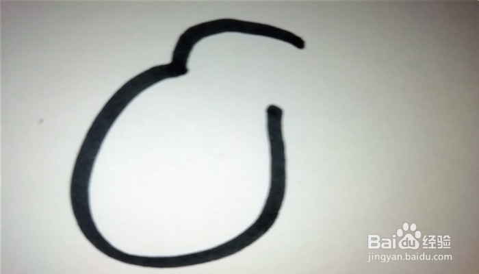 怎么样用简笔画画笨重的河马