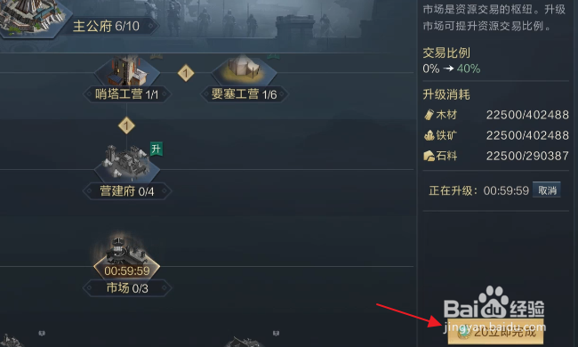 鸿图之下怎样升级市场