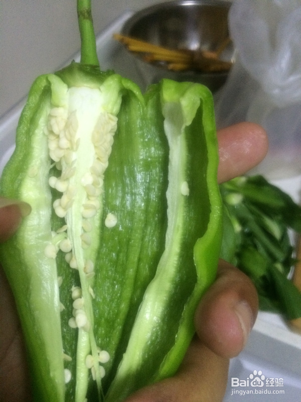 青椒炒鸡蛋-家常菜
