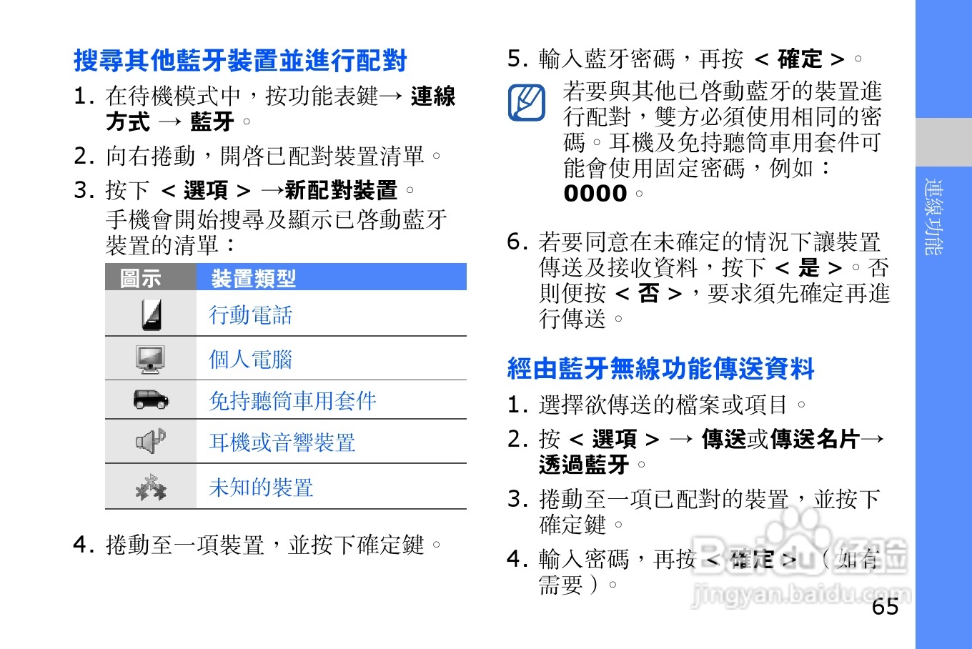 三星i8510H手机使用说明书:[8]