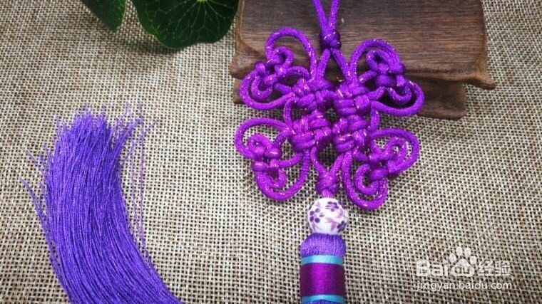 冰花结四叶草如何编