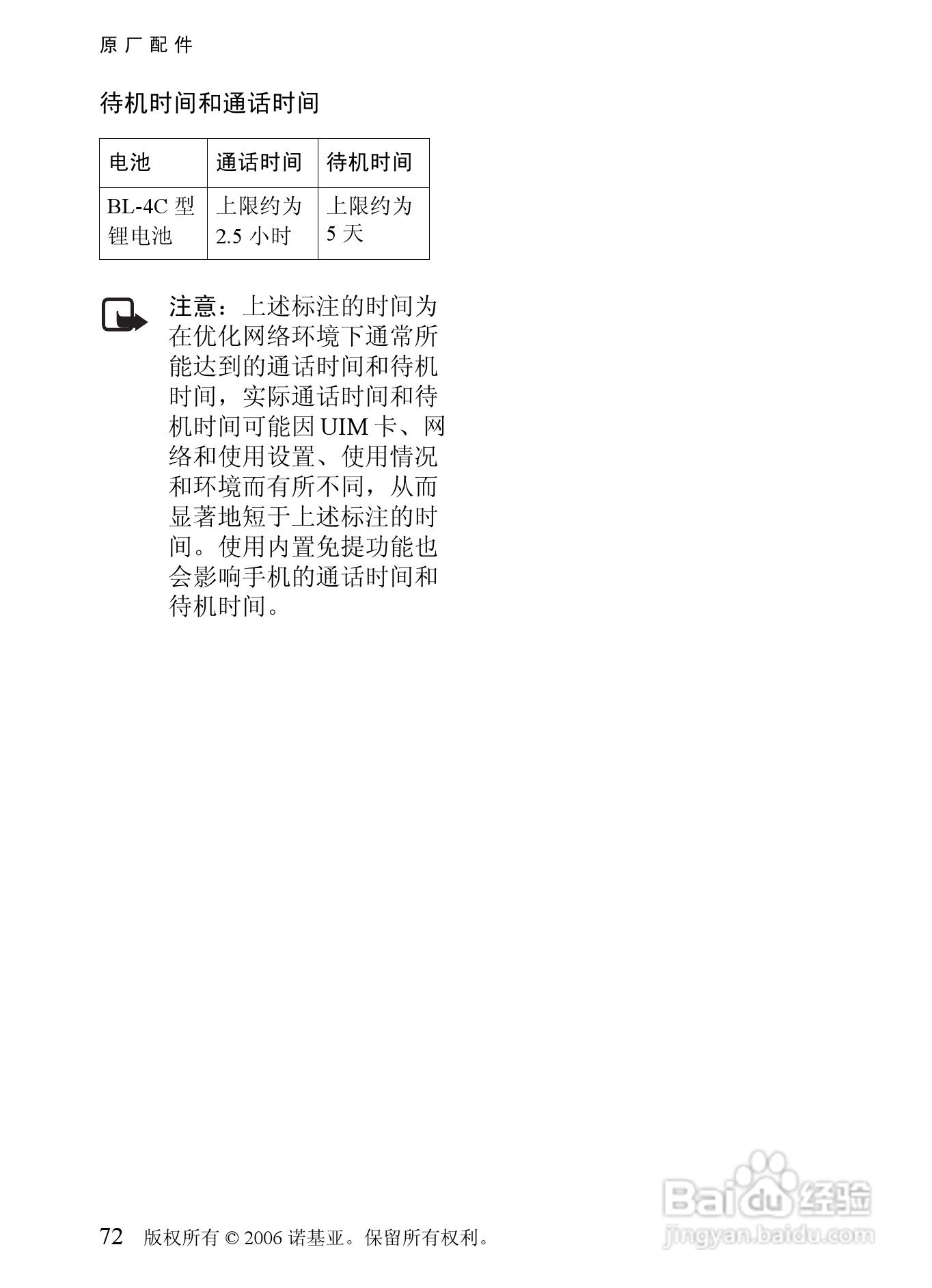 诺基亚6088手机使用说明书:[8]