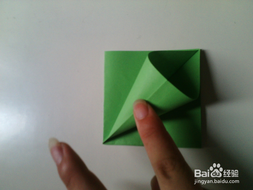 纸折百合花的制作