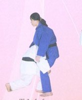 教你柔道技双手刈