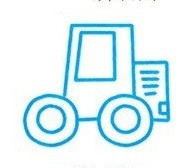简笔画系列:如何绘制一台铲车