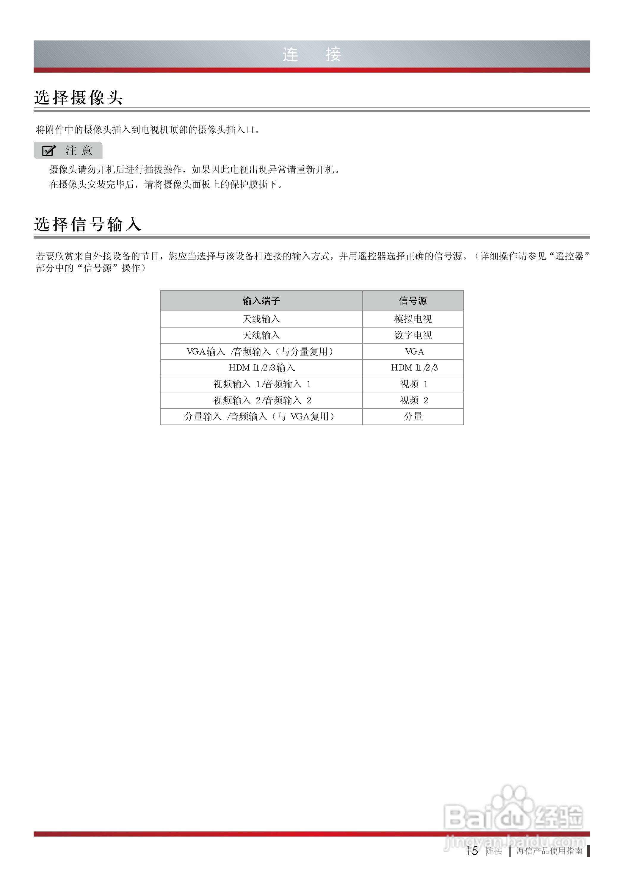 海信LED50EC660X3D液晶彩电使用说明书:[3]