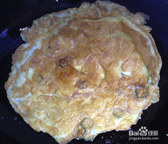 秋葵煎蛋的做法