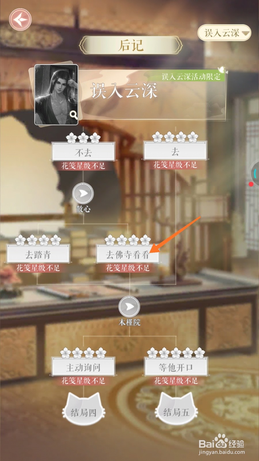 灵猫传中怎么去佛寺看看