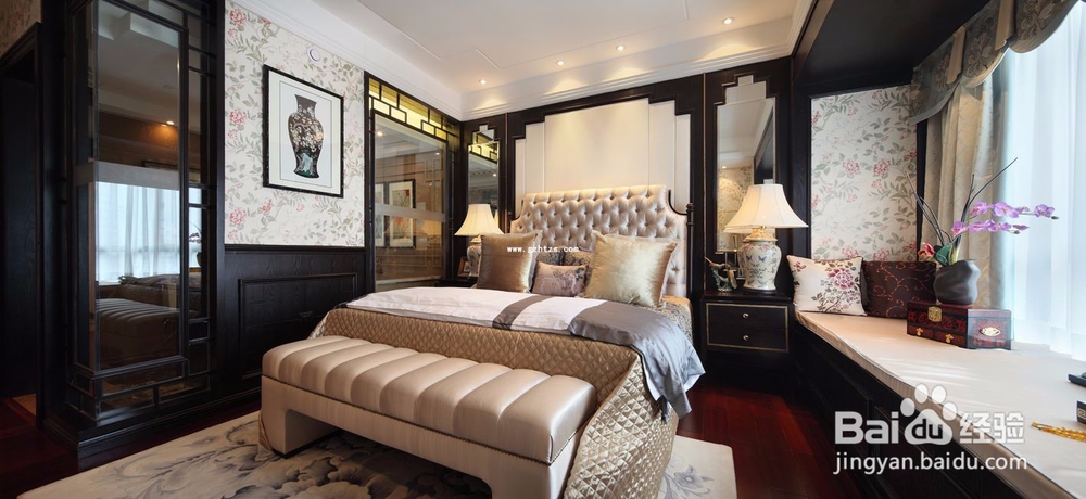 卧室套房装修家具布置技巧及灯光布置知识