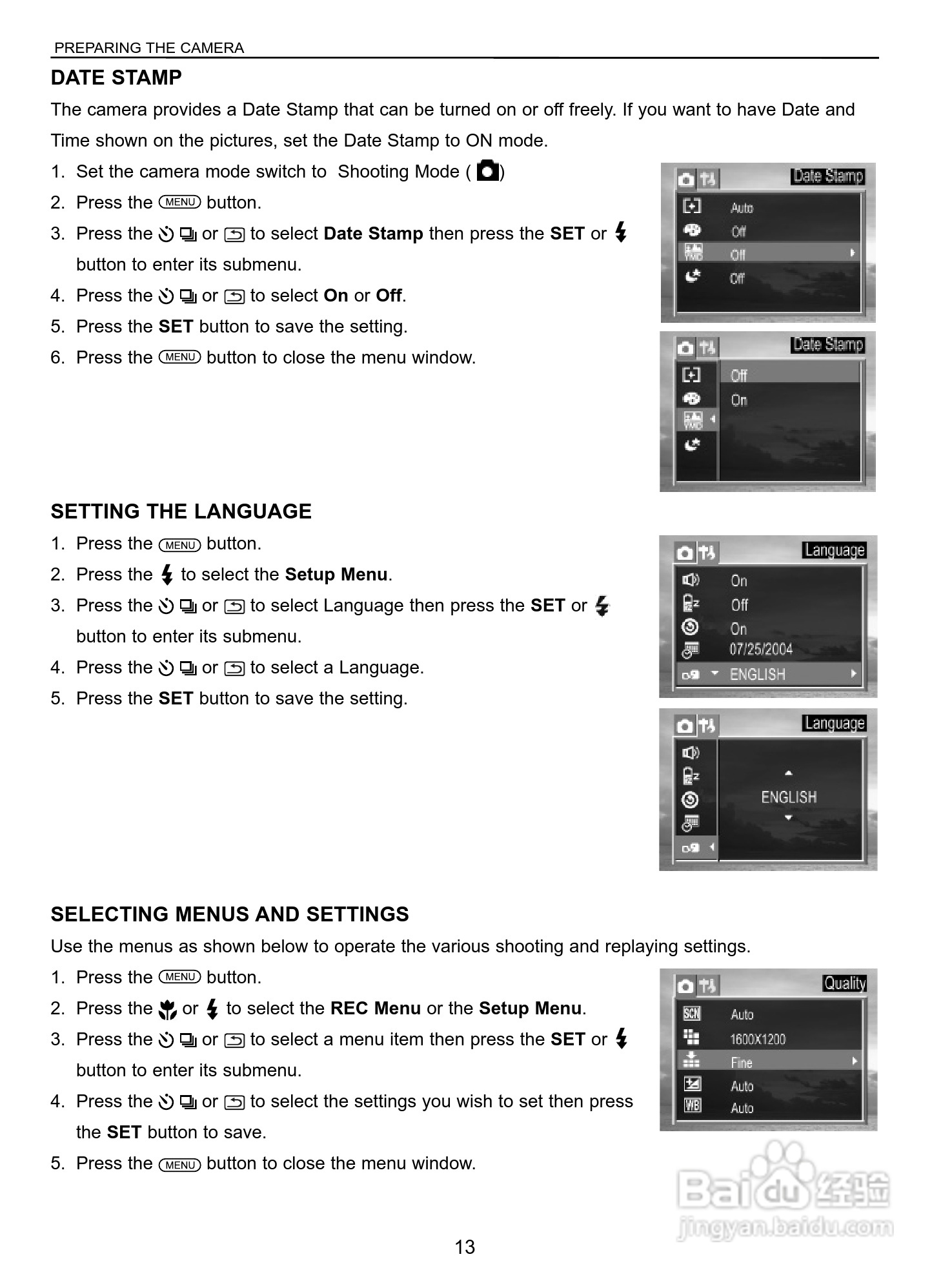JENOPTIK JD 5.2 zoom数码相机说明书:[2]