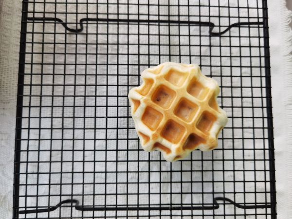 牛奶豆沙华夫饼