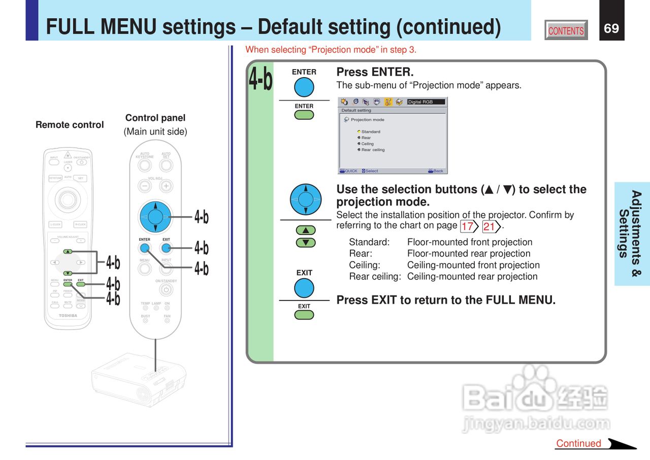 东芝 TLP-X21影机说明书:[7]