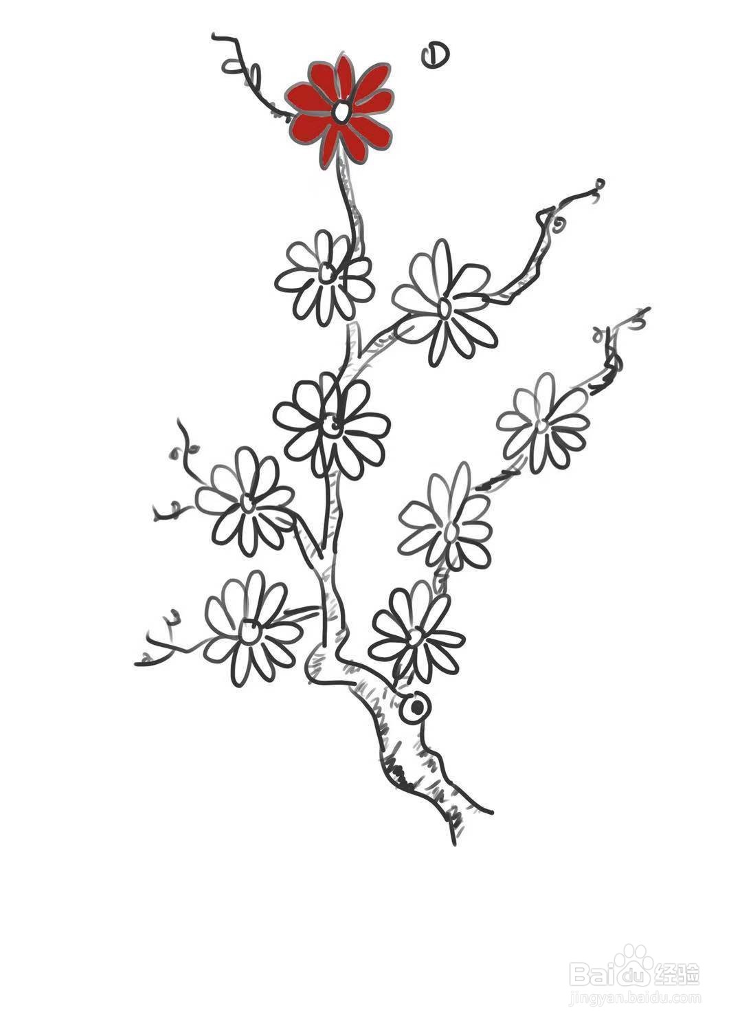 数九图画法图解