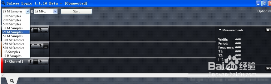 saleae logic使用教程