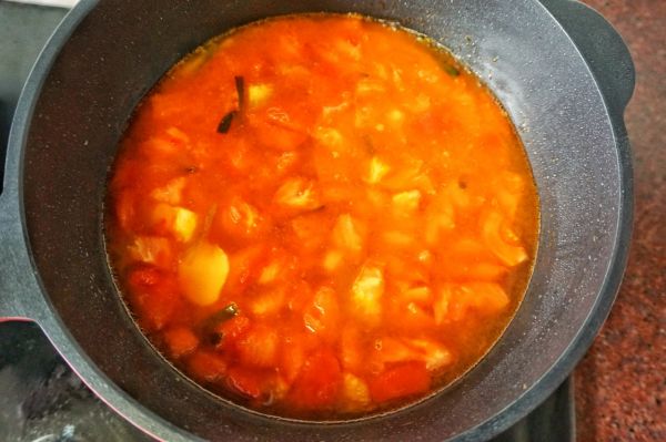 开胃营养补脑番茄鱼片