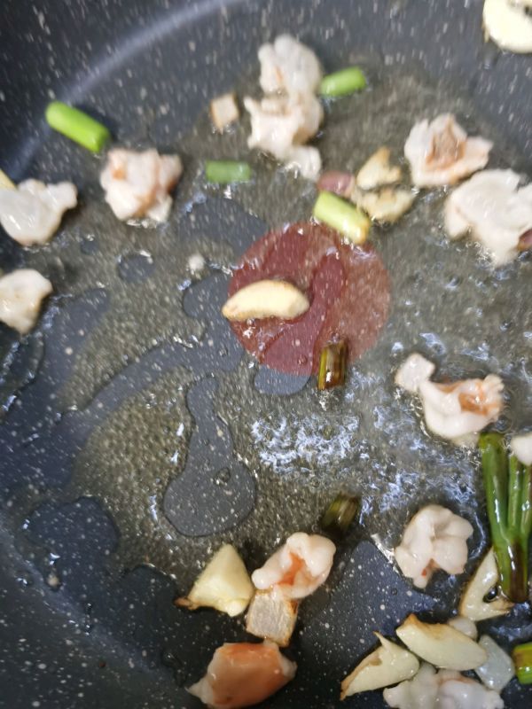 大虾墨鱼汁炒饭