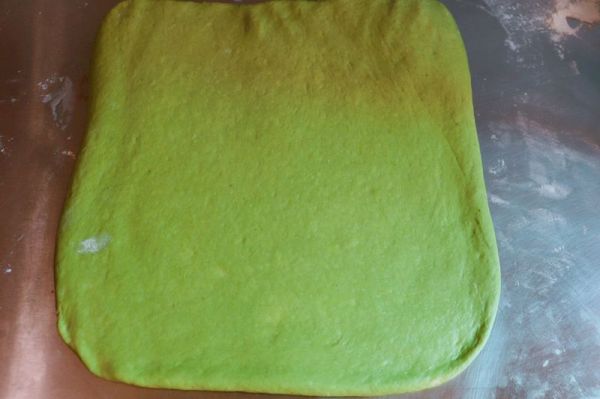 抹茶双色香芋吐司