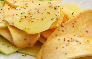 五分钟做出无油薯片的方法