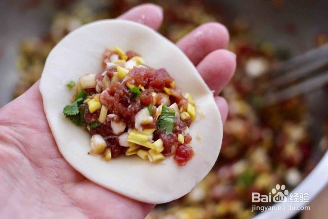 蒜黄肉饺子馅儿怎么调