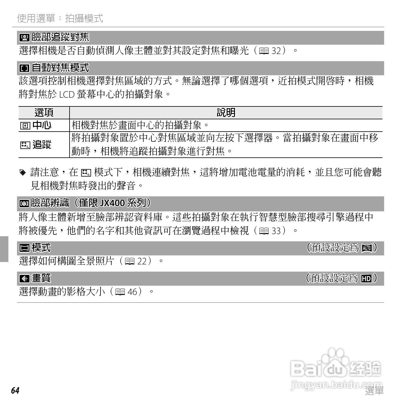 富士FinePix JX300数码相机使用说明书:[8]