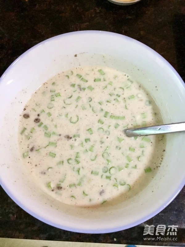 豆角鸡蛋饼的做法