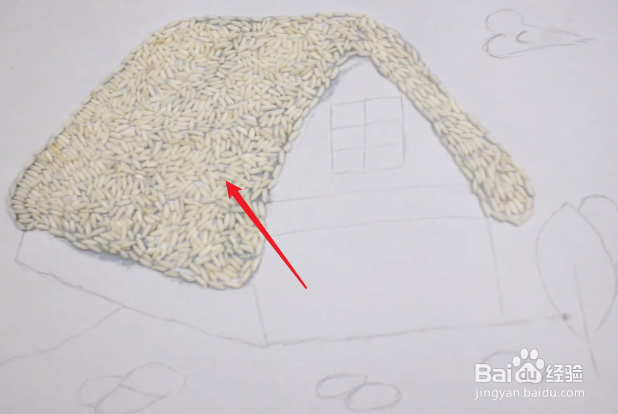 种子粘贴画手工制作图片