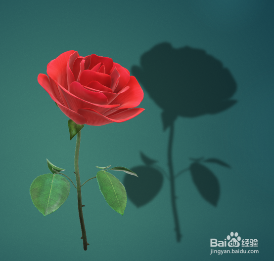 PPT中3D模型的阴影位置如何调整？