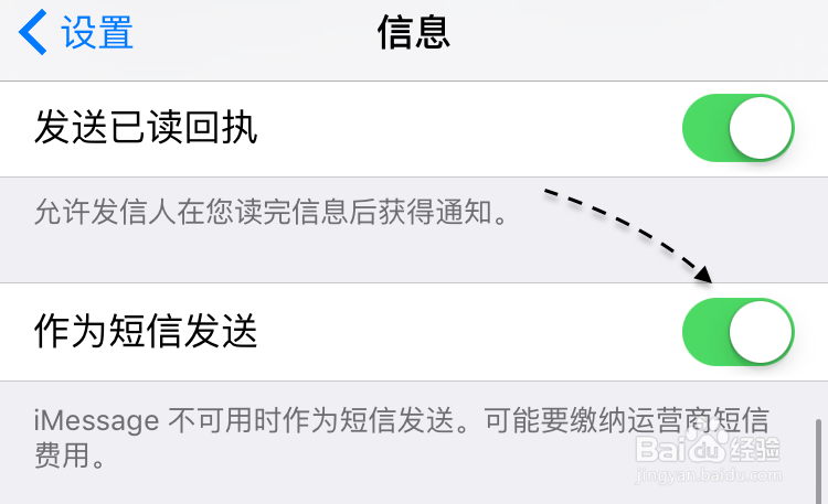 苹果6s短信发送失败，苹果6s短信发不出去