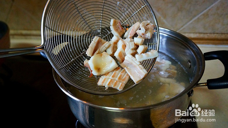 教你做香辣鱿鱼煲