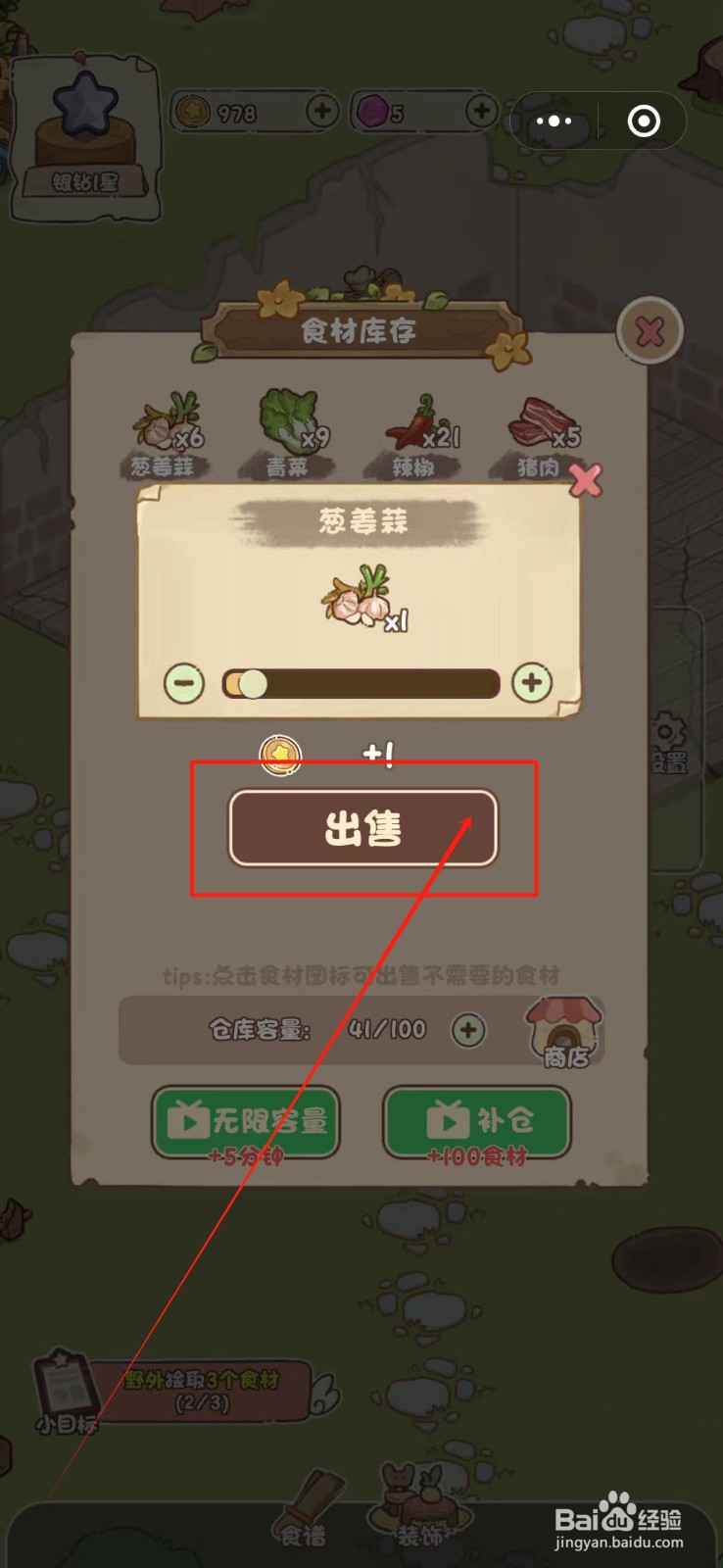 我家后院有座岛怎么出售葱善蒜