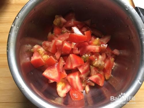 嫩豆腐西红柿清汤