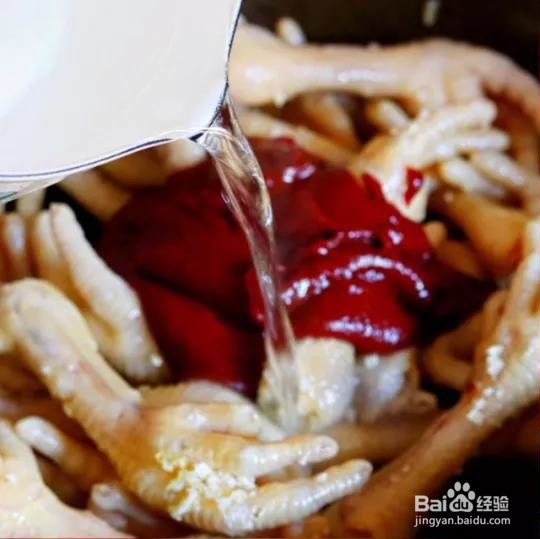 韩式辣鸡爪的做法