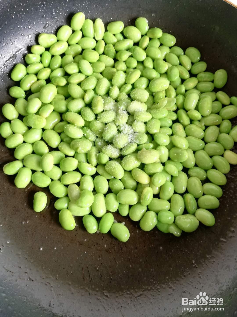 清淡可口葱香豆米的做法