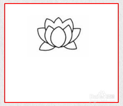 荷花的简笔画