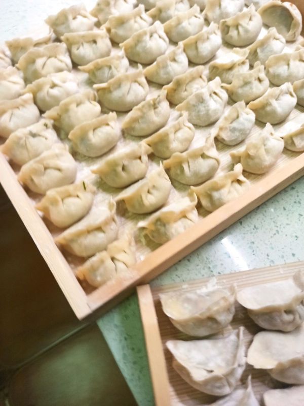 韭菜鲜贝柱肉饺子