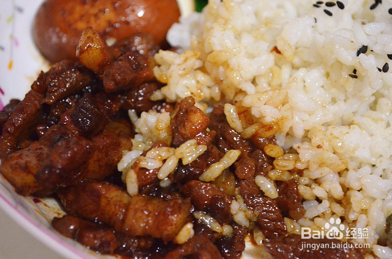 卤肉饭的做法