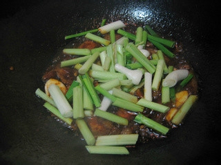 家庭自制蒜苗回锅肉