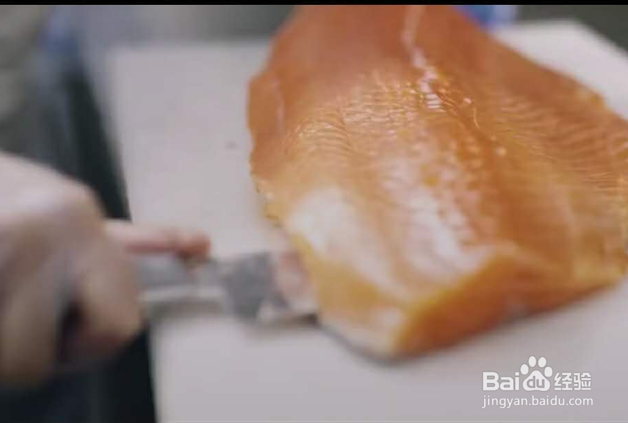 三文鱼各部位切片图解