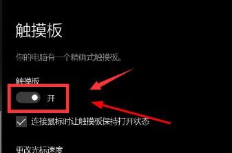 电脑windows10系统怎么样开启触摸板的功能