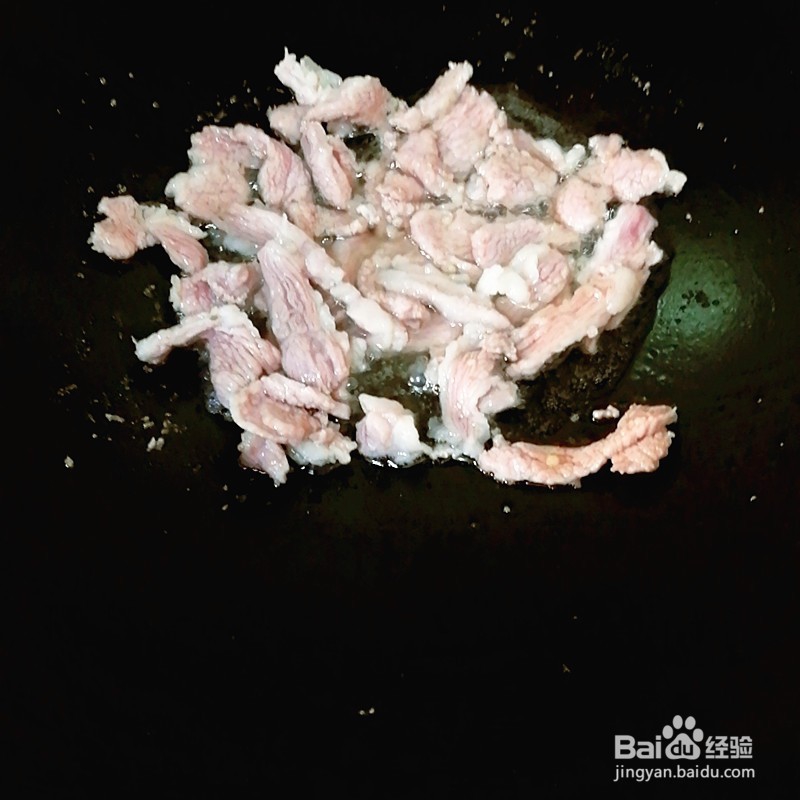 豆角炒肉的最简单的家常做法