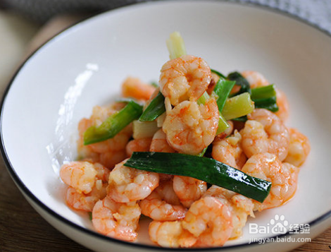 葱爆虾仁怎么做?
