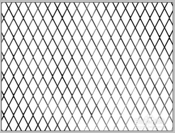 PS怎么做铁丝网的特效,PS铁丝防护网效果