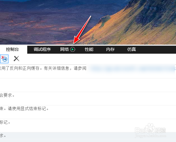 IE11浏览器开发者工具如何根据内容类型过滤请求