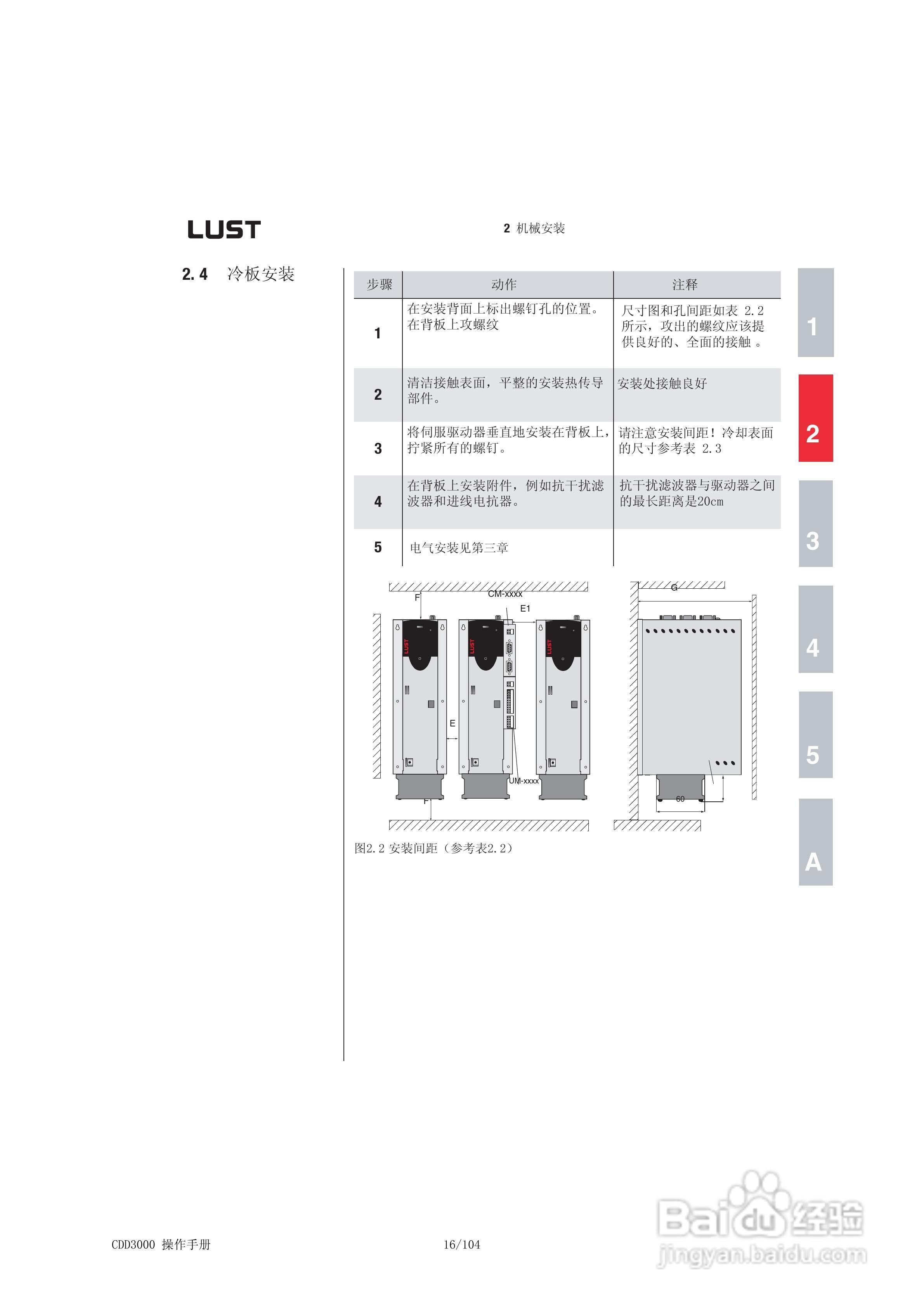 Lust路斯特CDD3000伺服驱动器操作手册:[2]