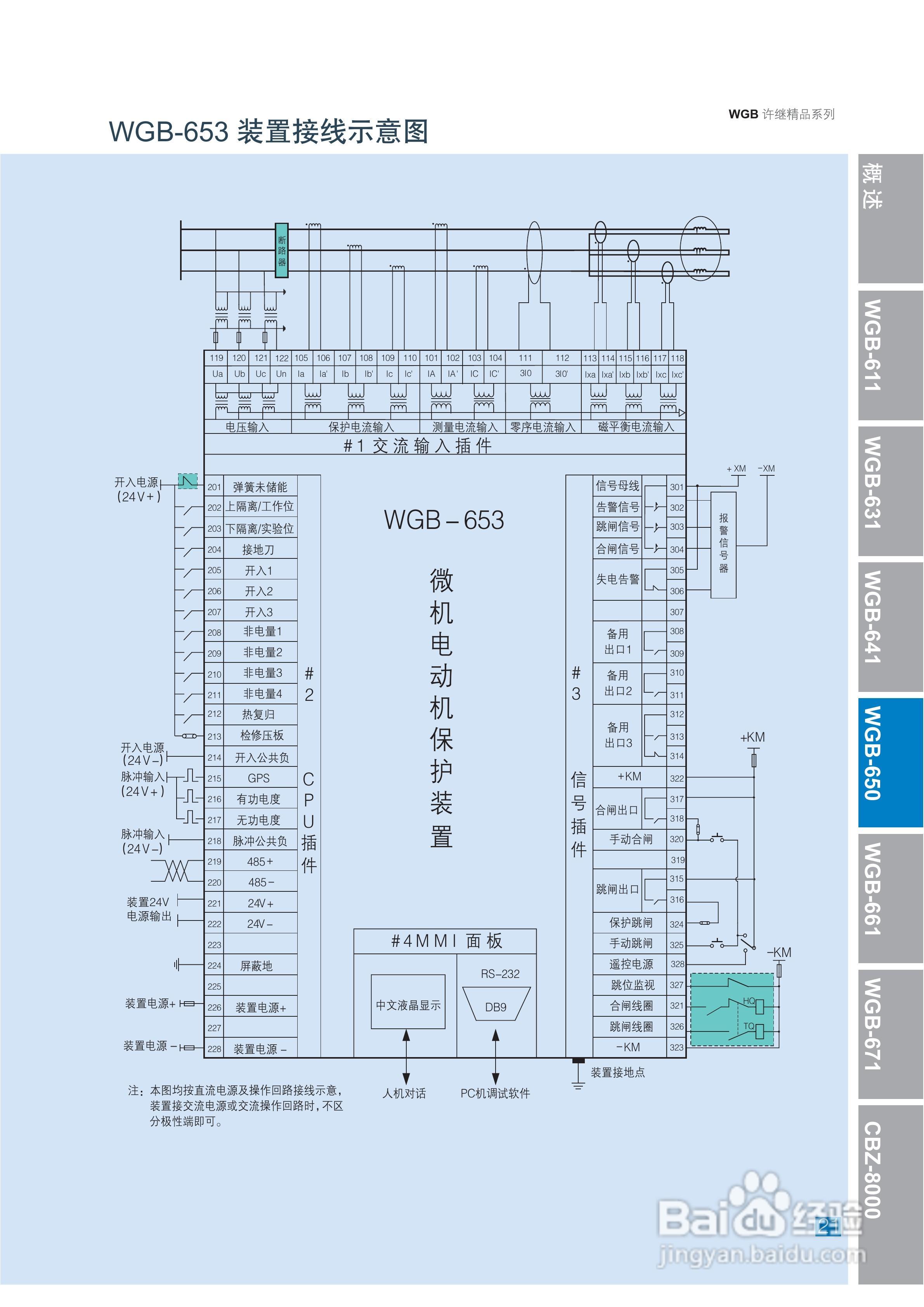 WGB-600系列微机保护装置说明书:[3]