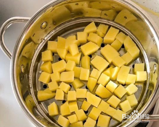 土豆泥米粉辅食的做法