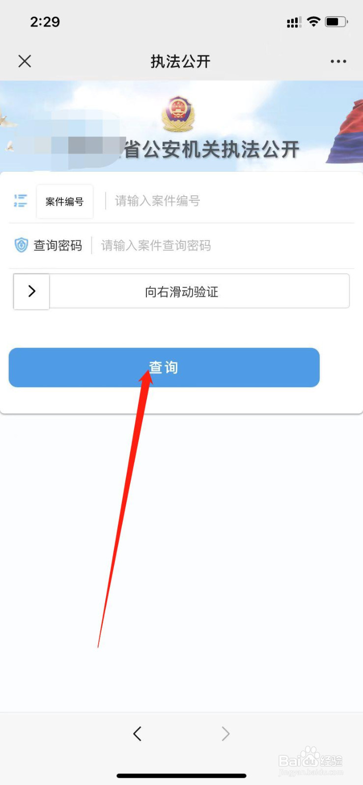 刑事案如何查进度