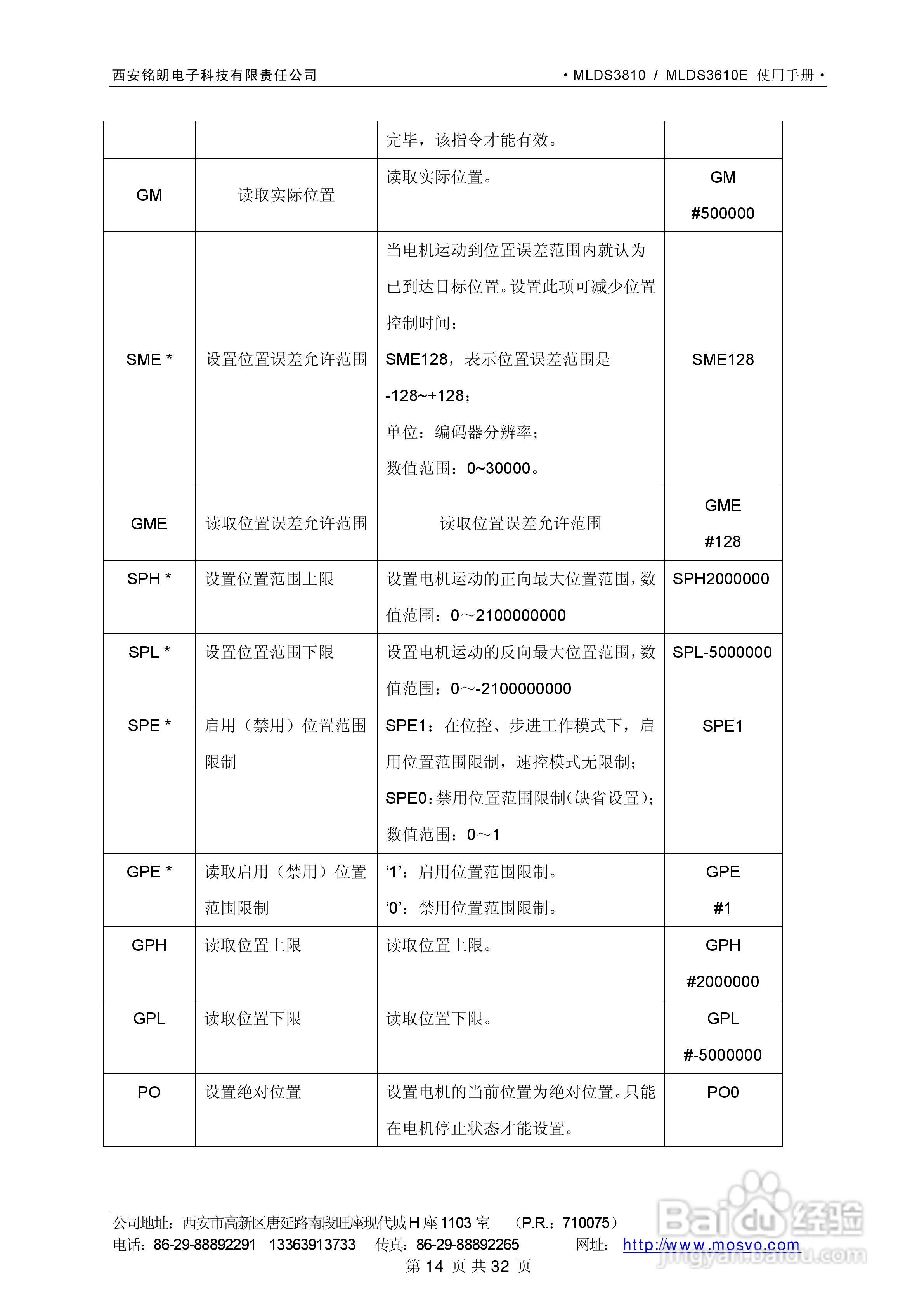 铭朗科技MLDS3610直流伺服驱动器说明书:[2]