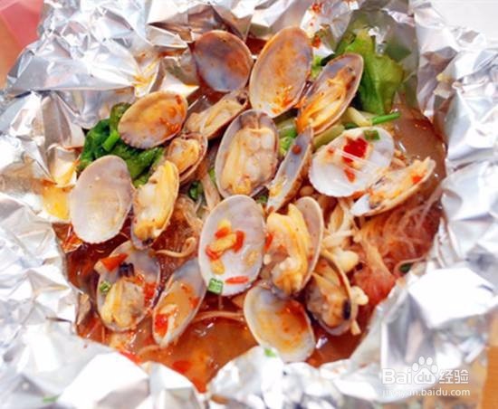 锡纸花甲粉的制作教程